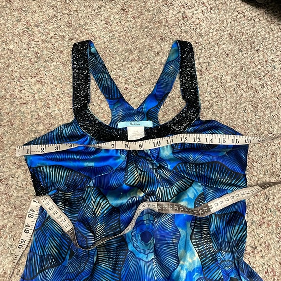 Marciano beaded silk halter dress - Picture 4 of 10